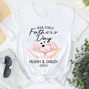 Father's Day Gift - Our First Father's Day Shirt
